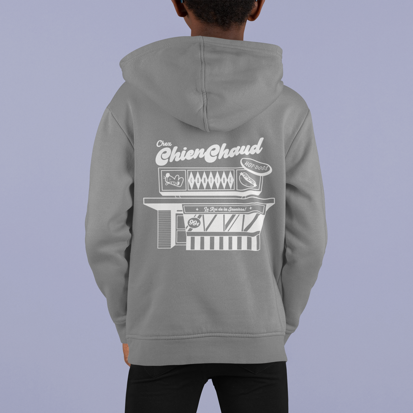 Enfant - Chien Chaud - Cantine - Hoodie