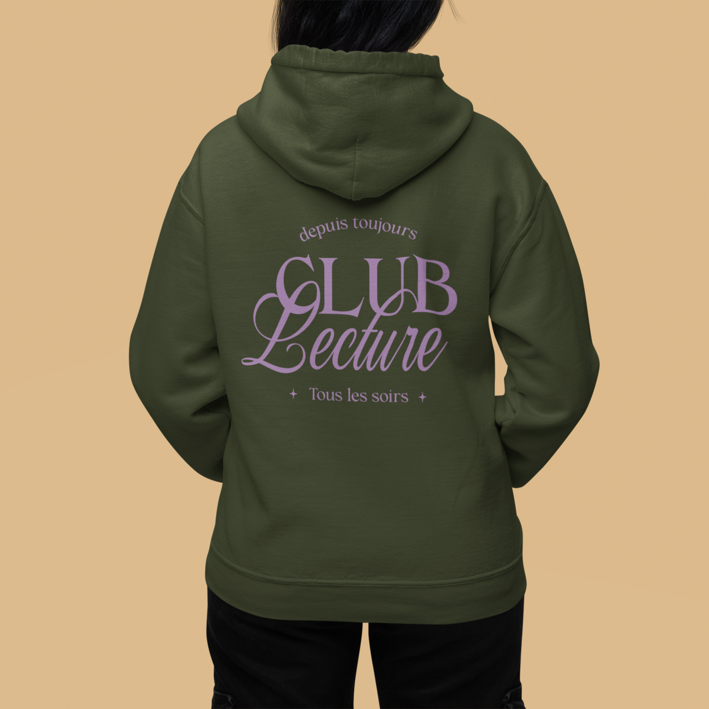 Club de Lecture - Hoodie brodé