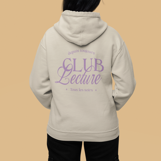 Club de Lecture - Hoodie brodé