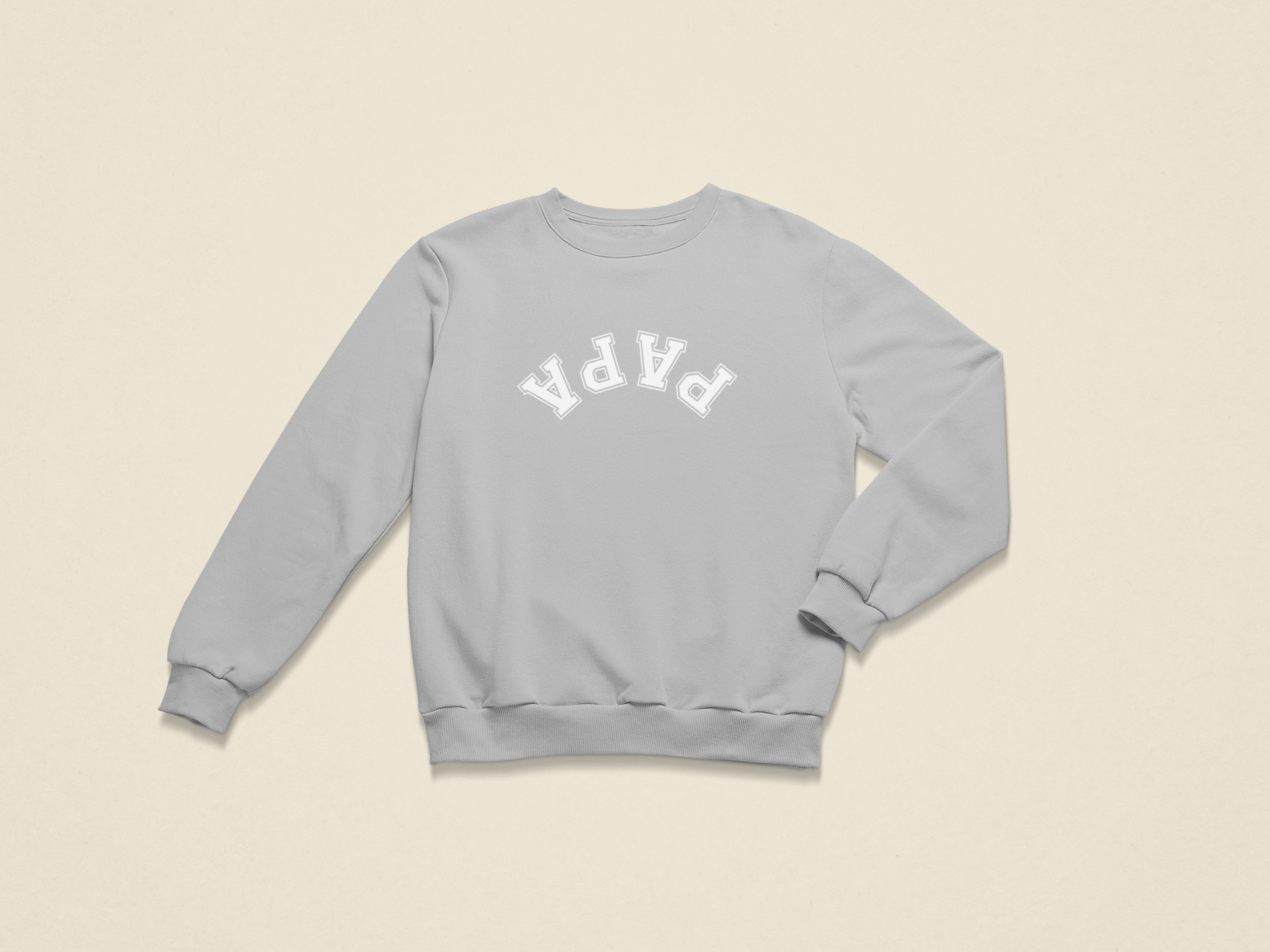 Papa - Crewneck Brodé