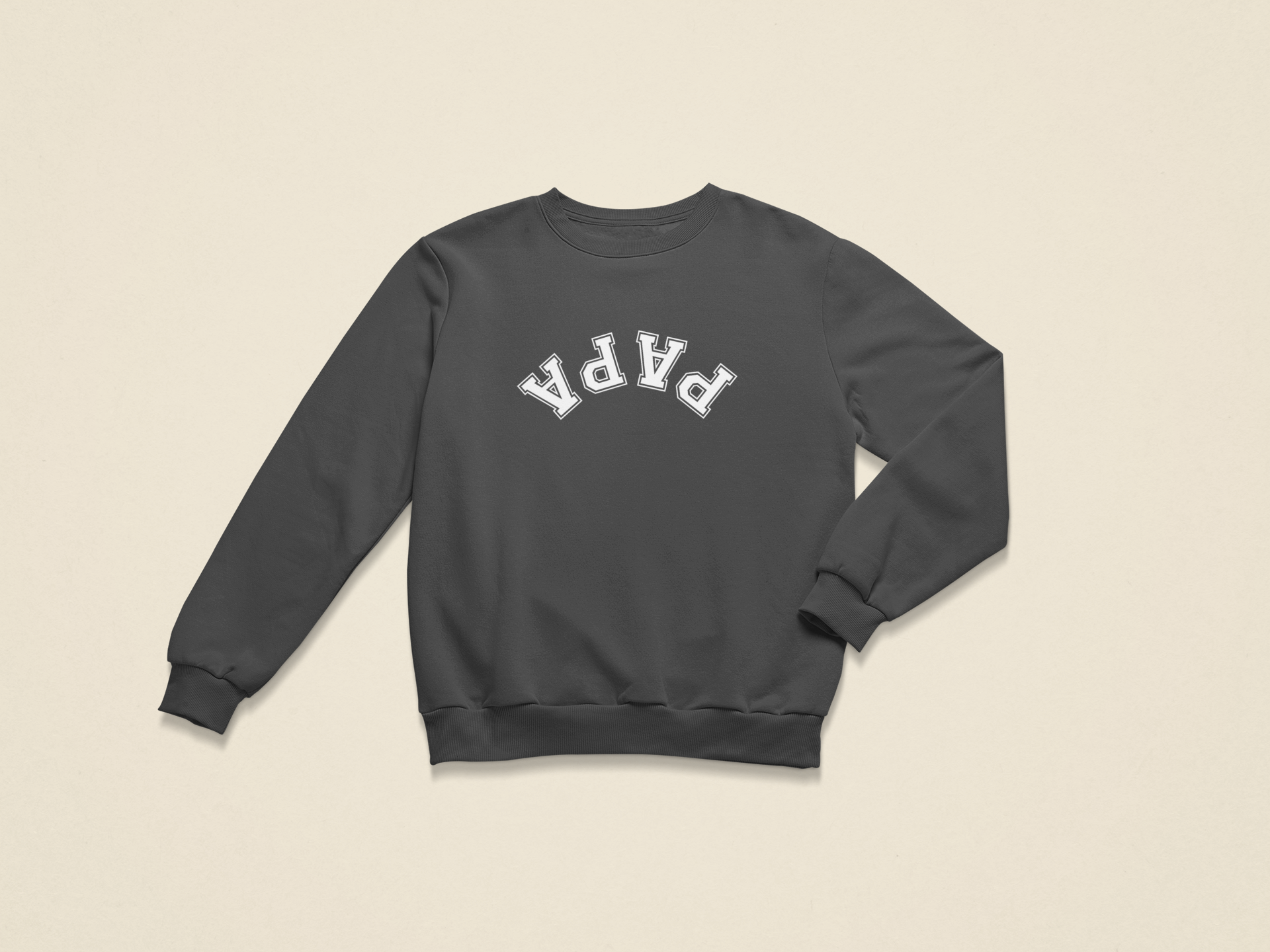 Papa - Crewneck Brodé