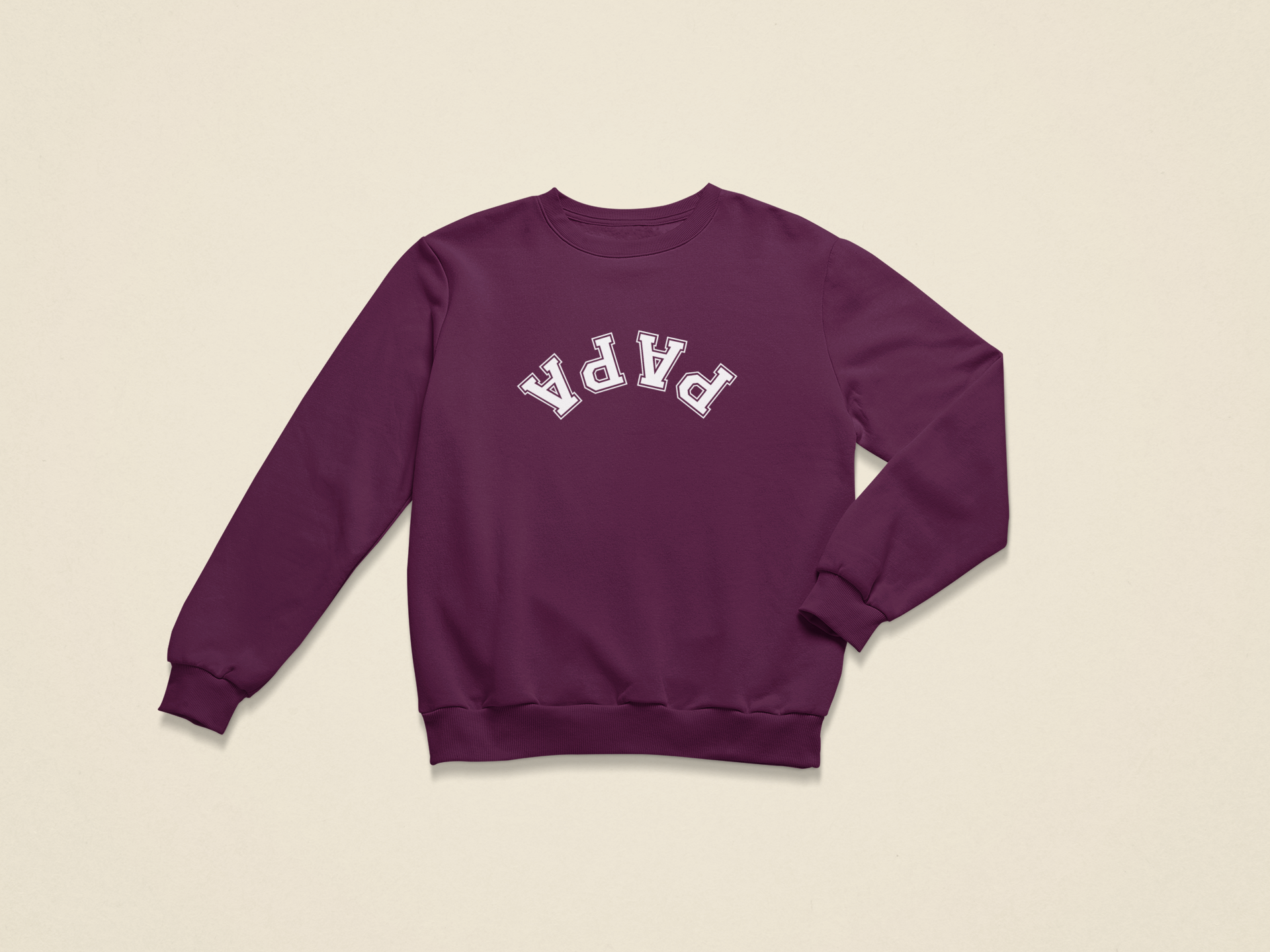 Papa - Crewneck Brodé