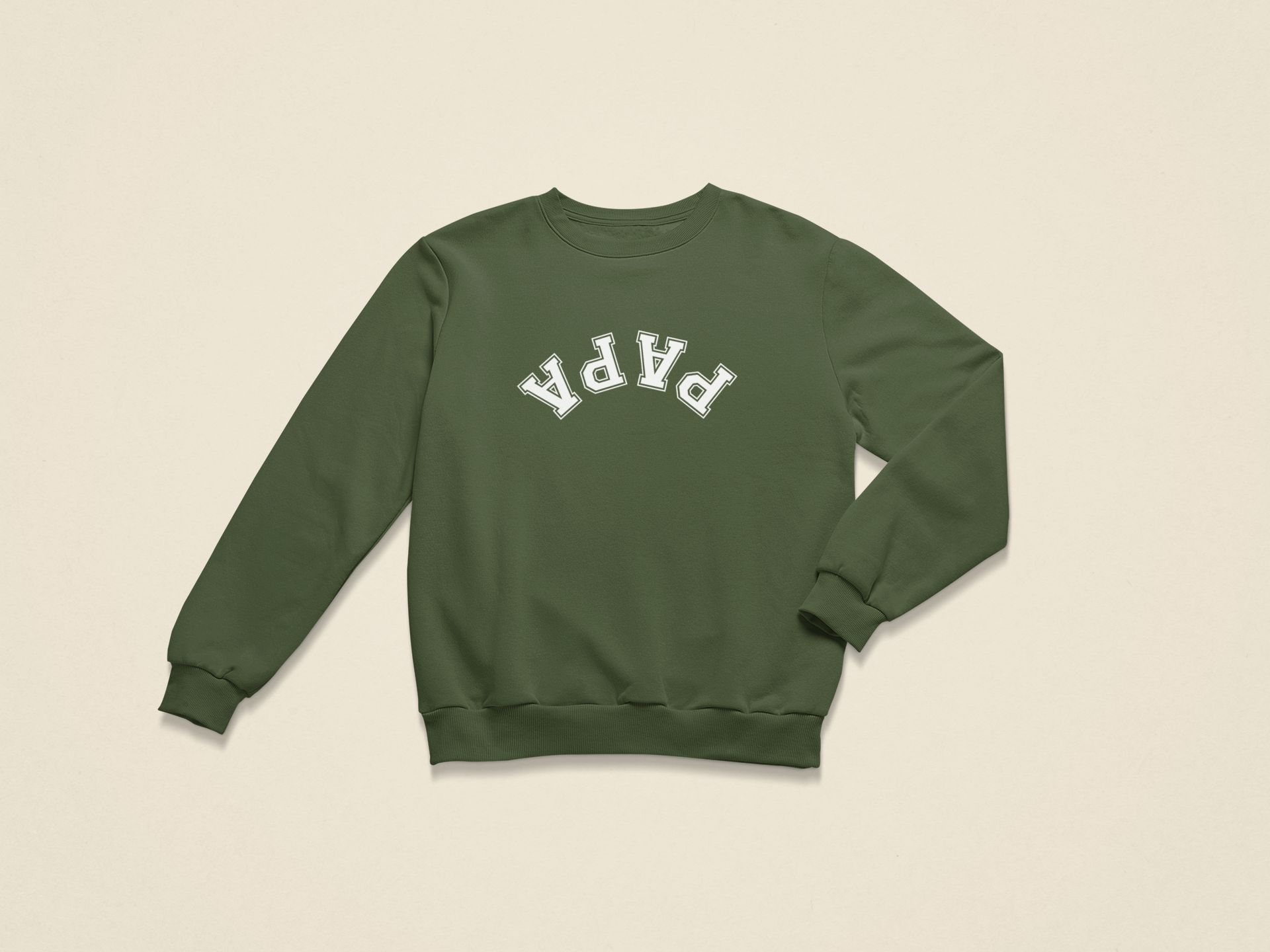 Papa - Crewneck Brodé