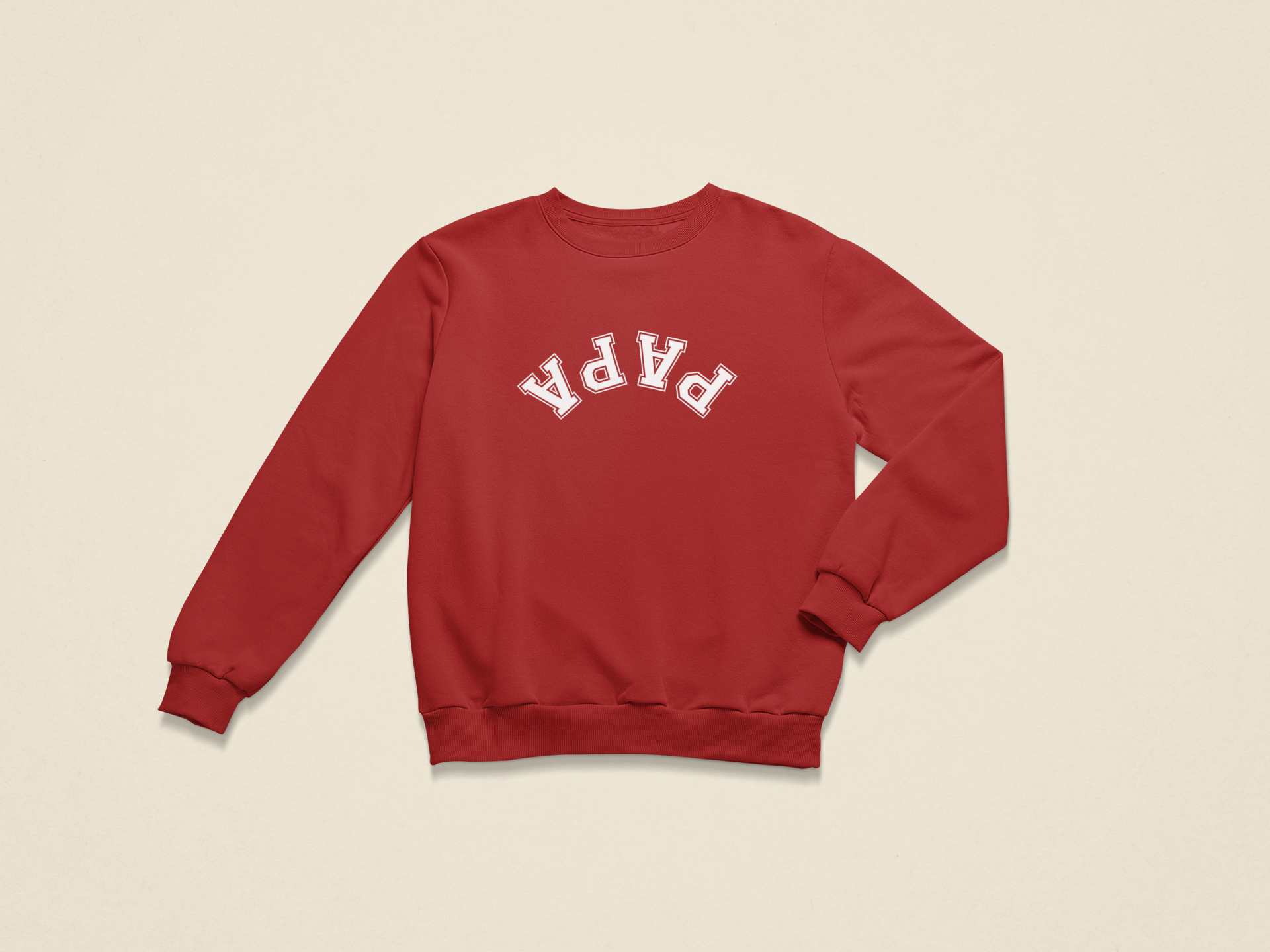 Papa - Crewneck Brodé