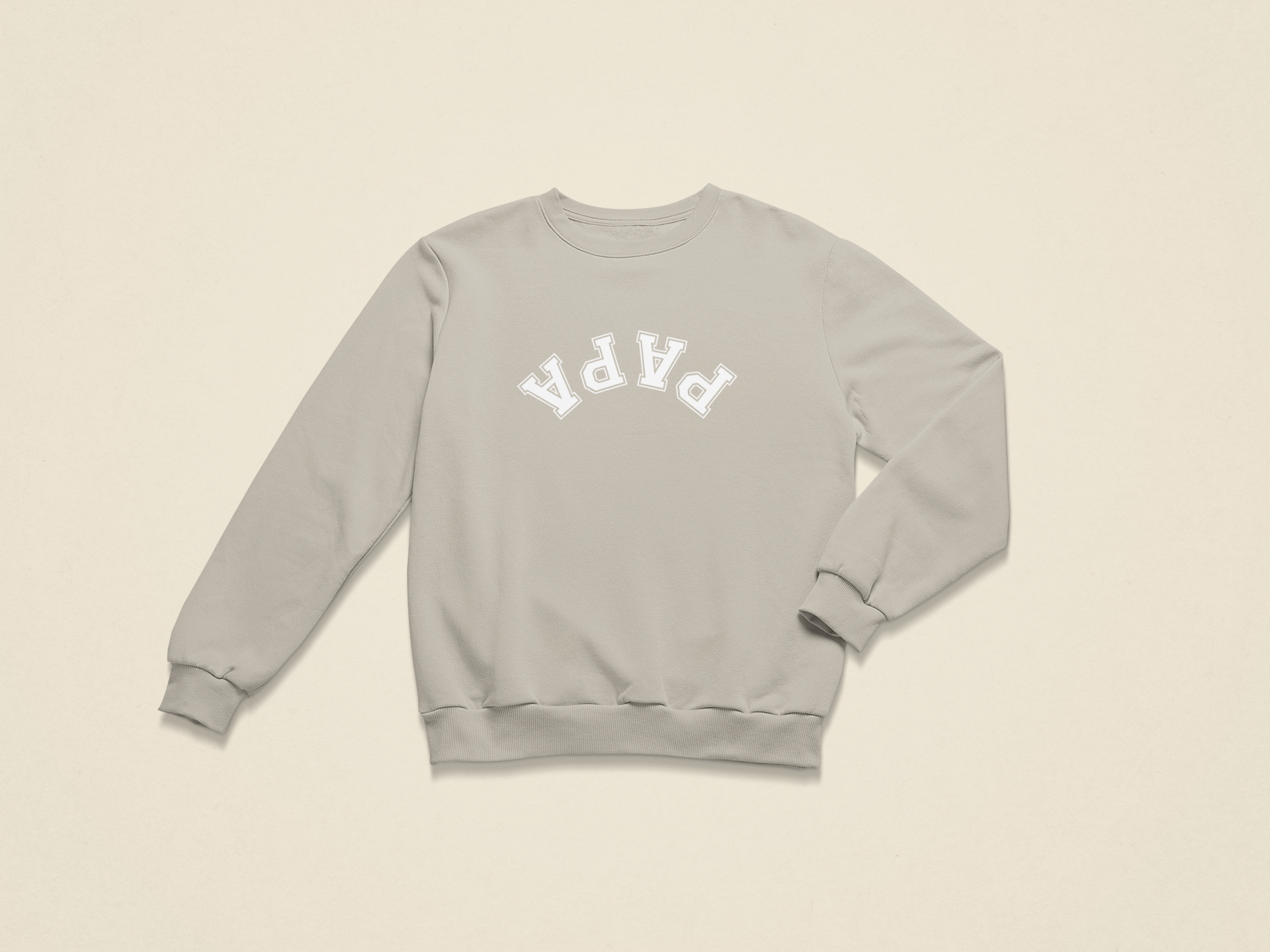 Papa - Crewneck Brodé