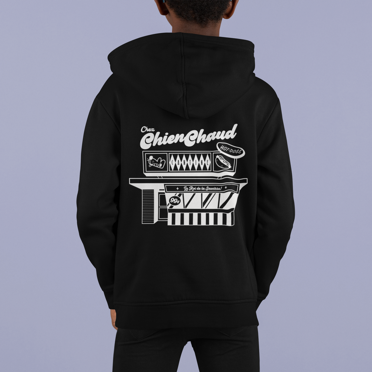 Enfant - Chien Chaud - Cantine - Hoodie