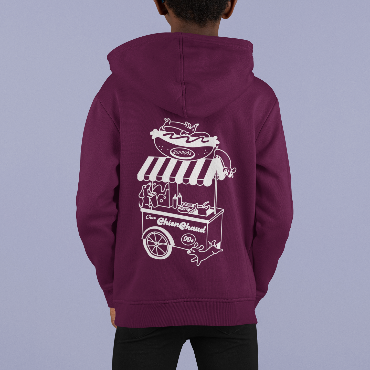 Enfant - Chien Chaud - Stand - Hoodie