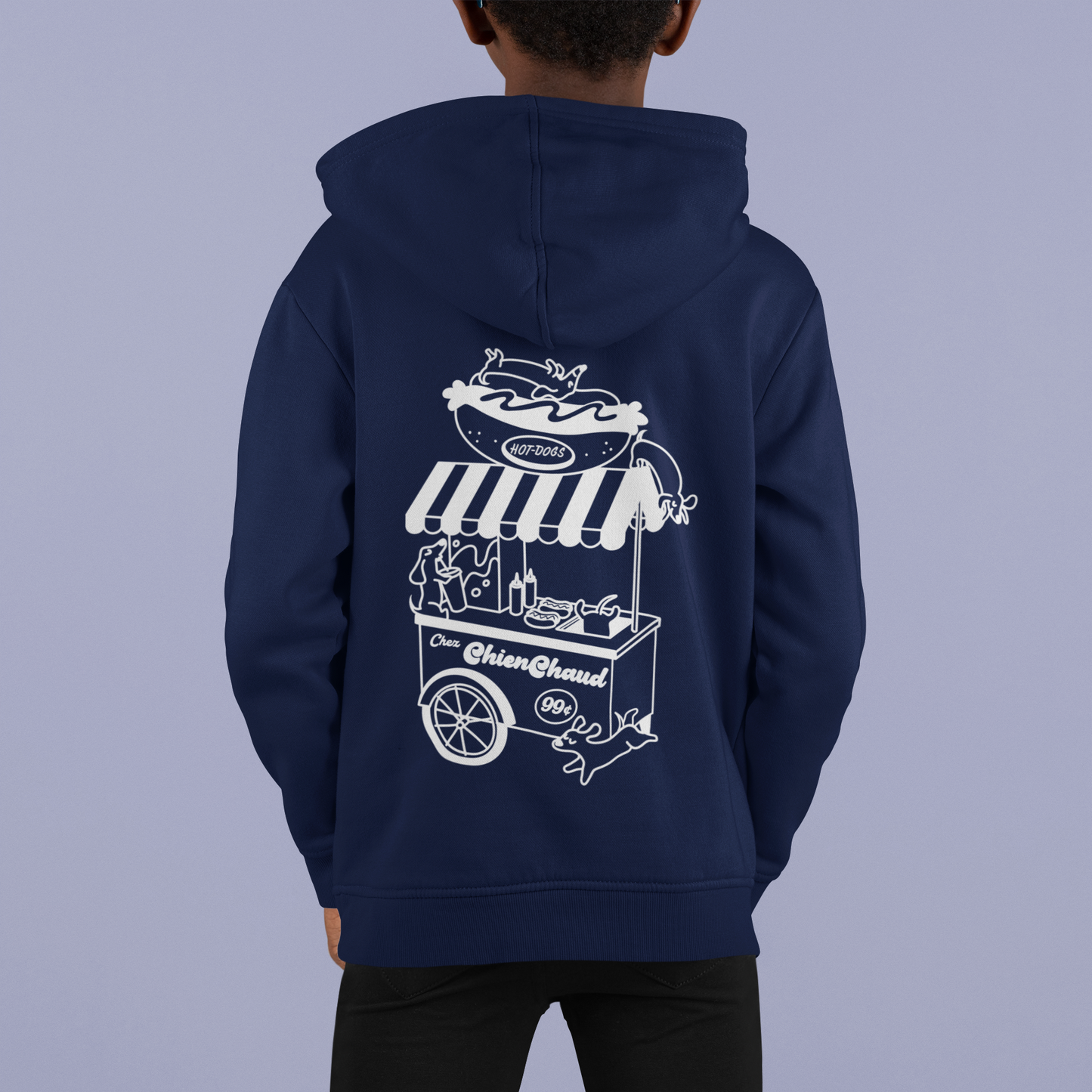 Enfant - Chien Chaud - Stand - Hoodie