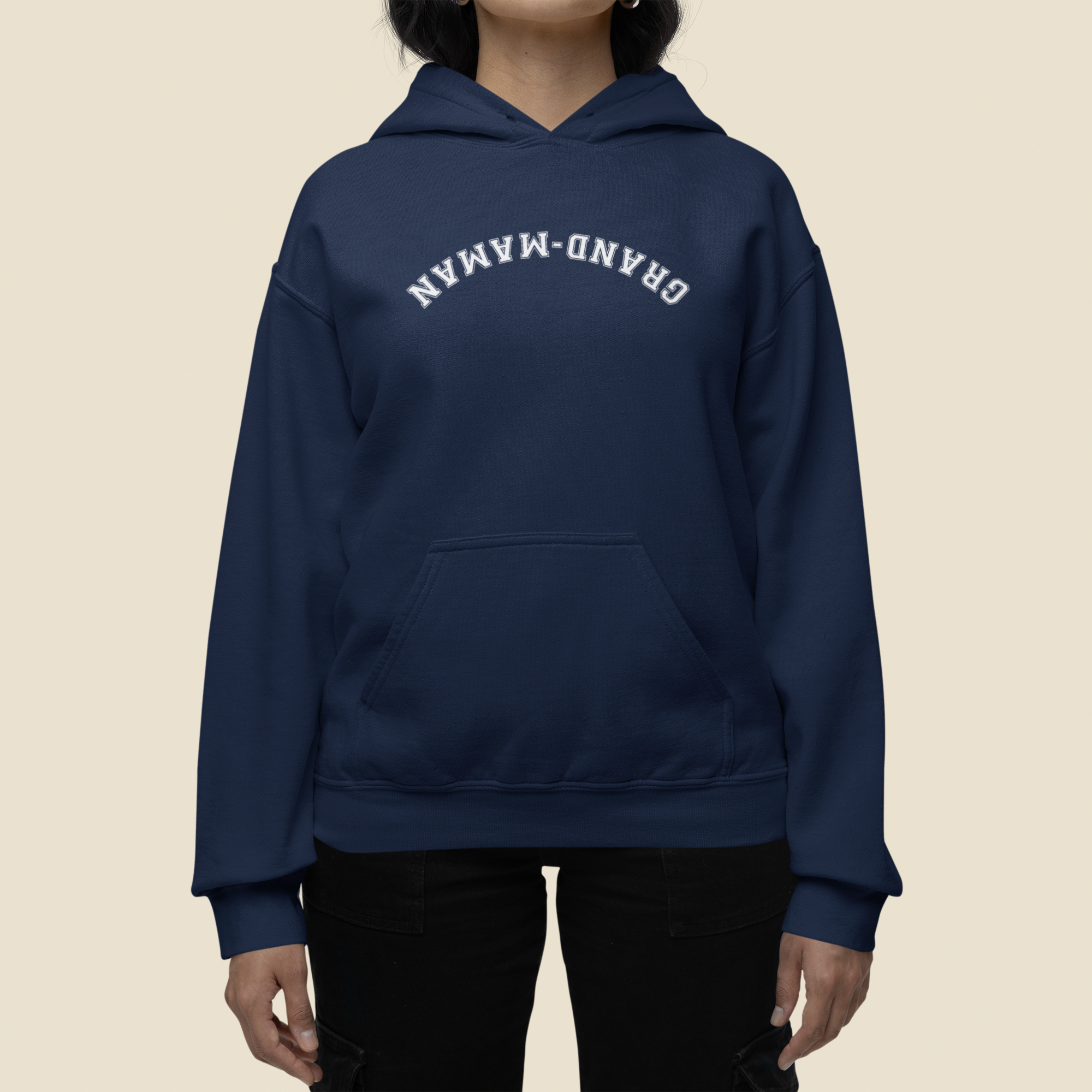 Grand-maman - Hoodie Brodé