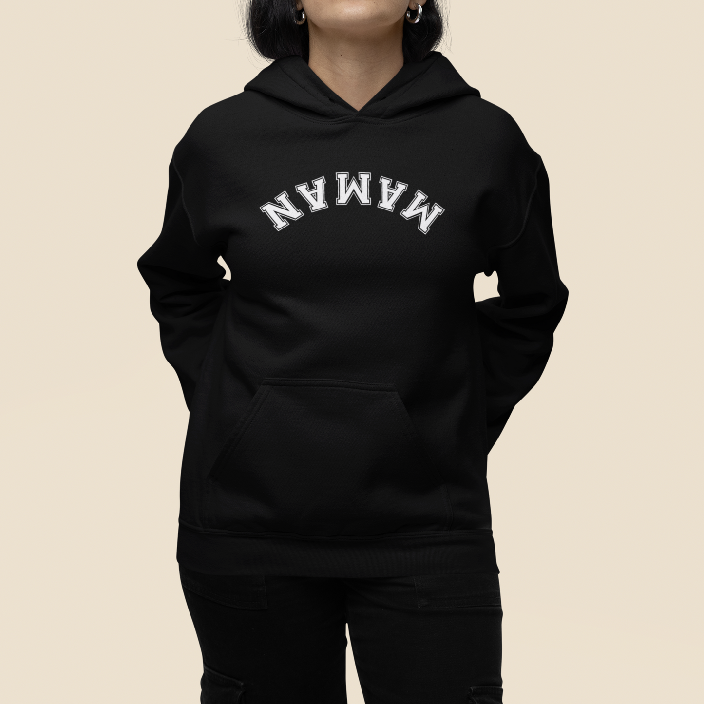 Maman - Hoodie Brodé
