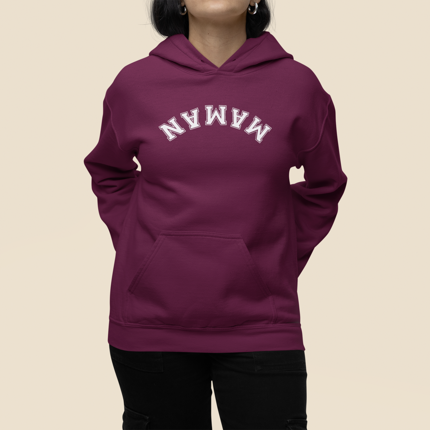 Maman - Hoodie Brodé