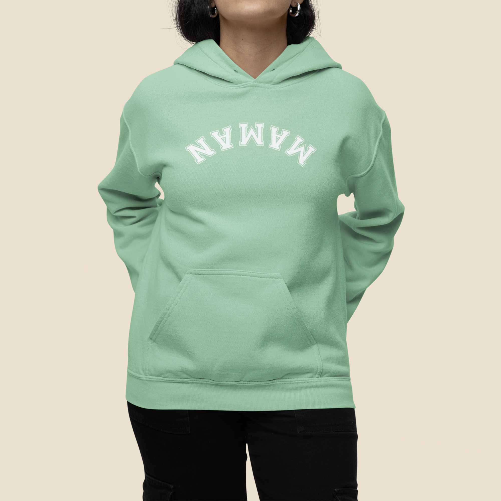 Maman - Hoodie Brodé