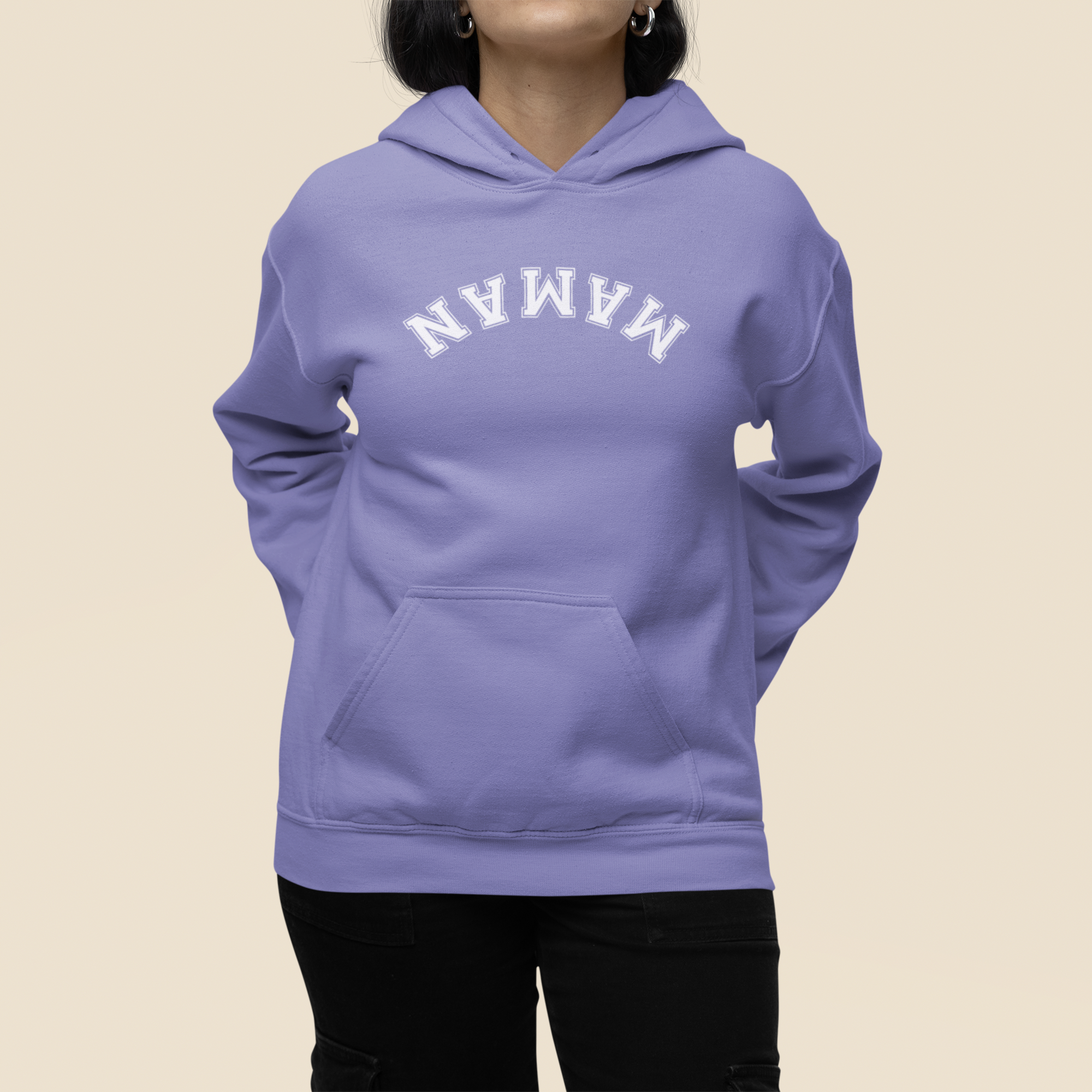 Maman - Hoodie Brodé