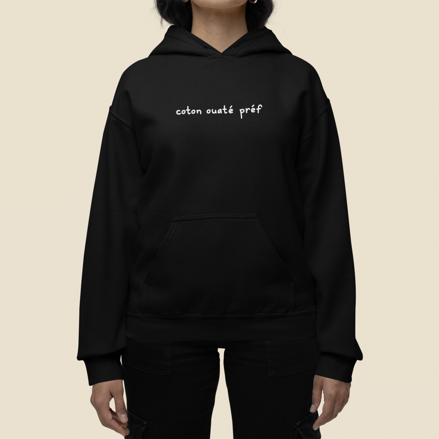 Coton Ouaté Préf - Hoodie Brodé
