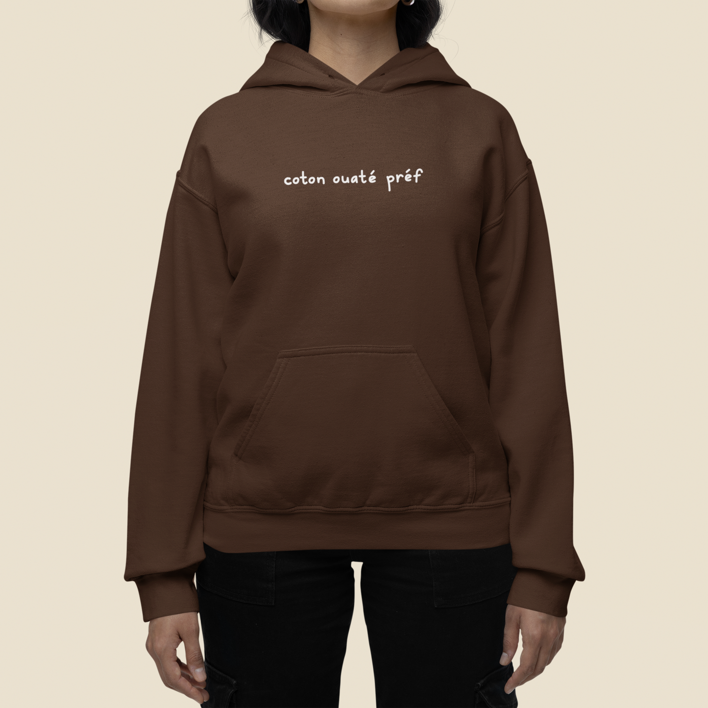 Coton Ouaté Préf - Hoodie Brodé