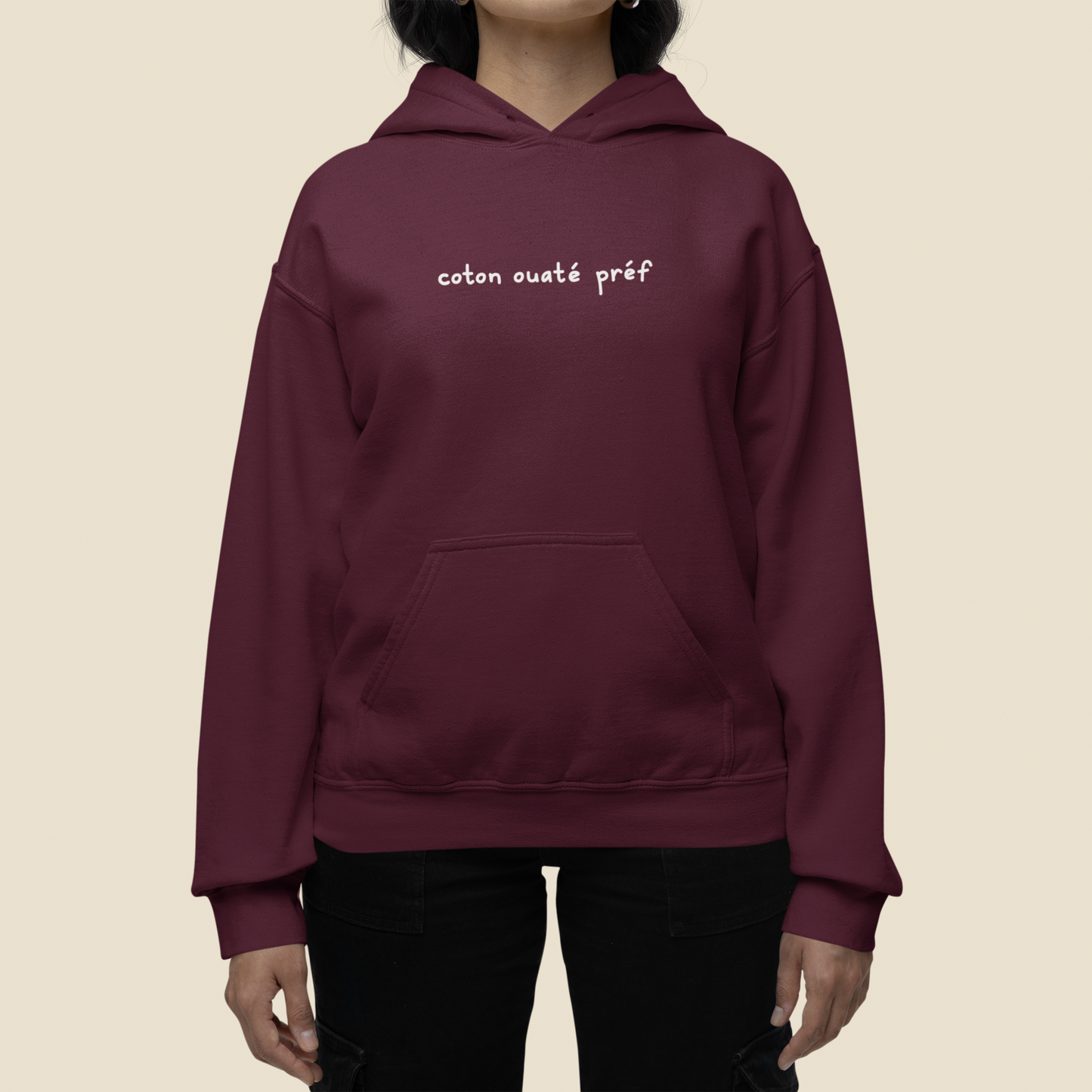 Coton Ouaté Préf - Hoodie Brodé