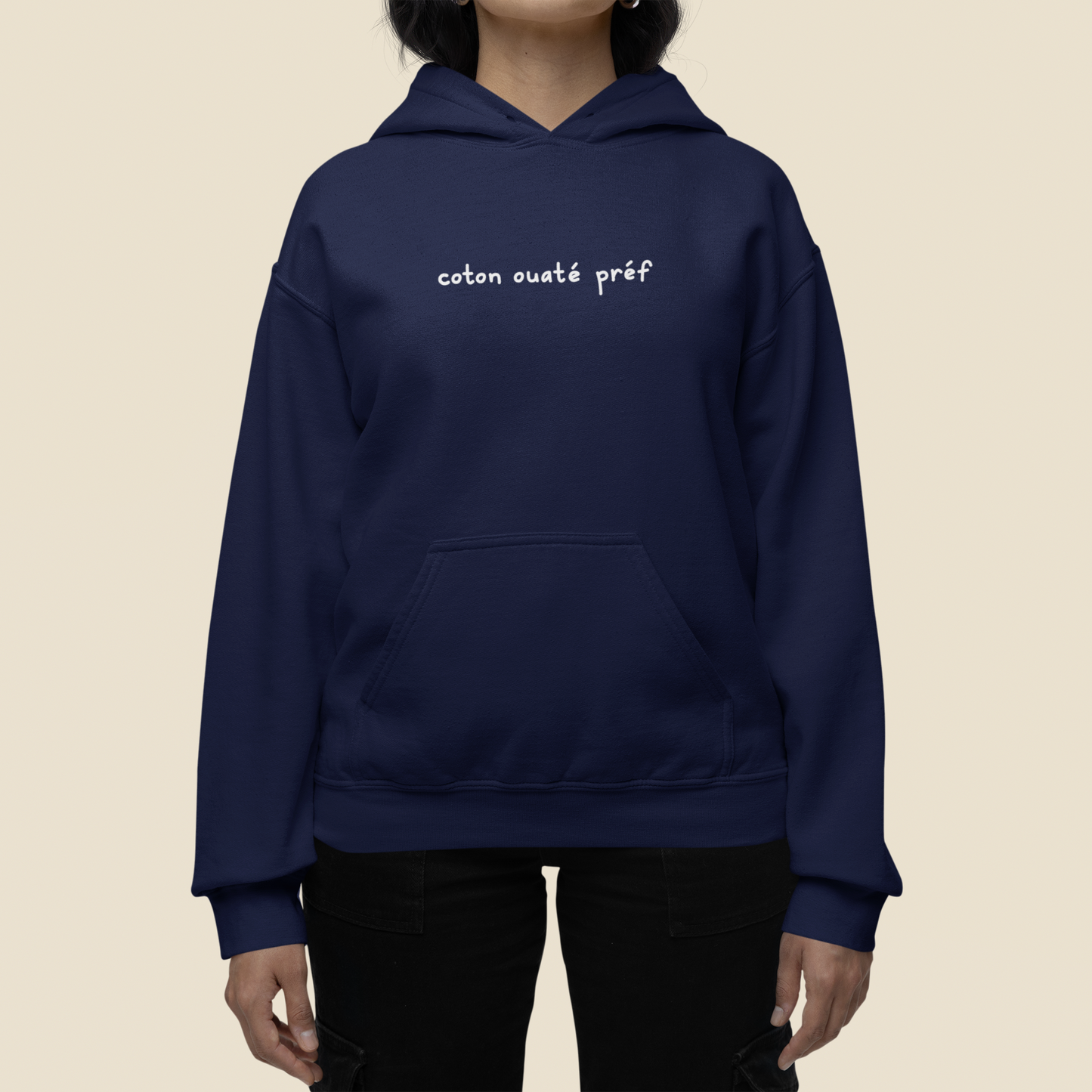 Coton Ouaté Préf - Hoodie Brodé