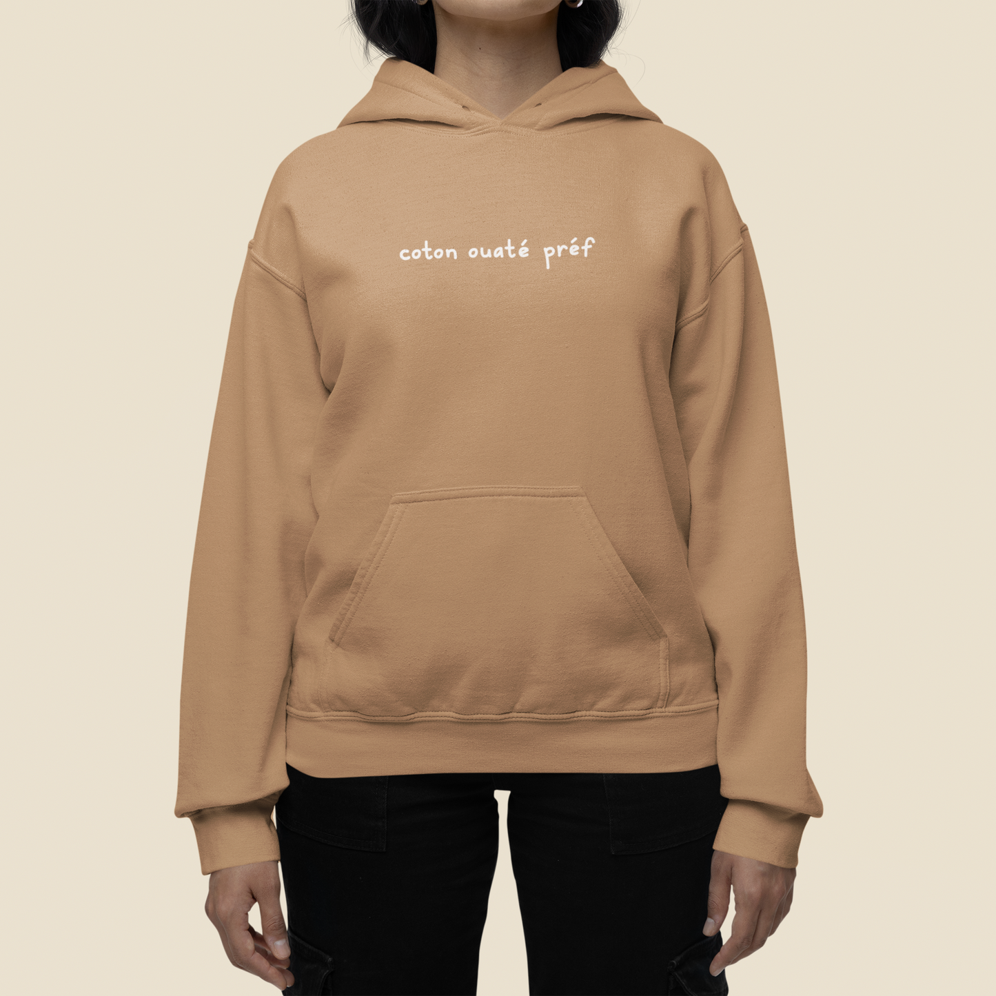 Coton Ouaté Préf - Hoodie Brodé