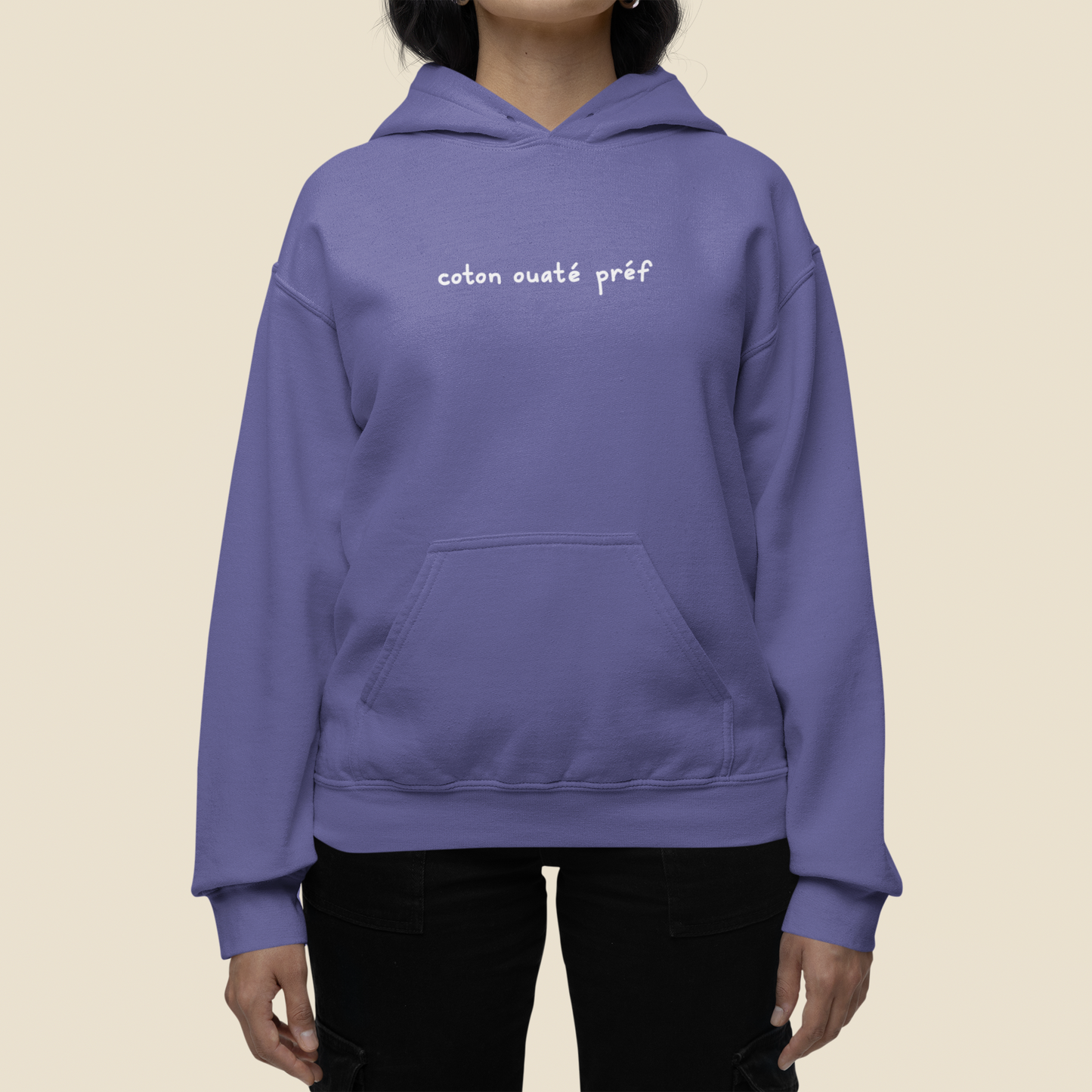 Coton Ouaté Préf - Hoodie Brodé