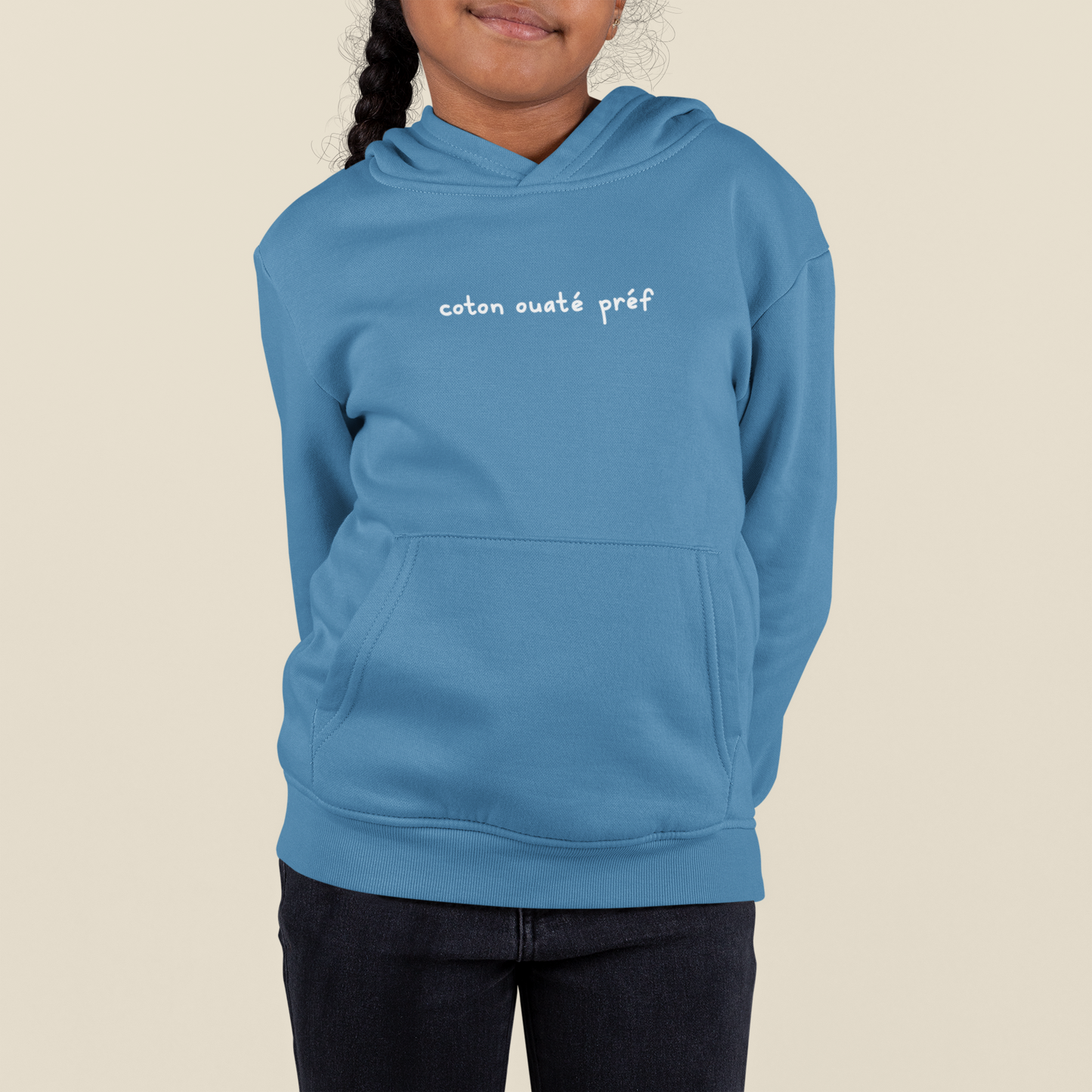 Enfant - Coton Ouaté Préf - Hoodie Brodé
