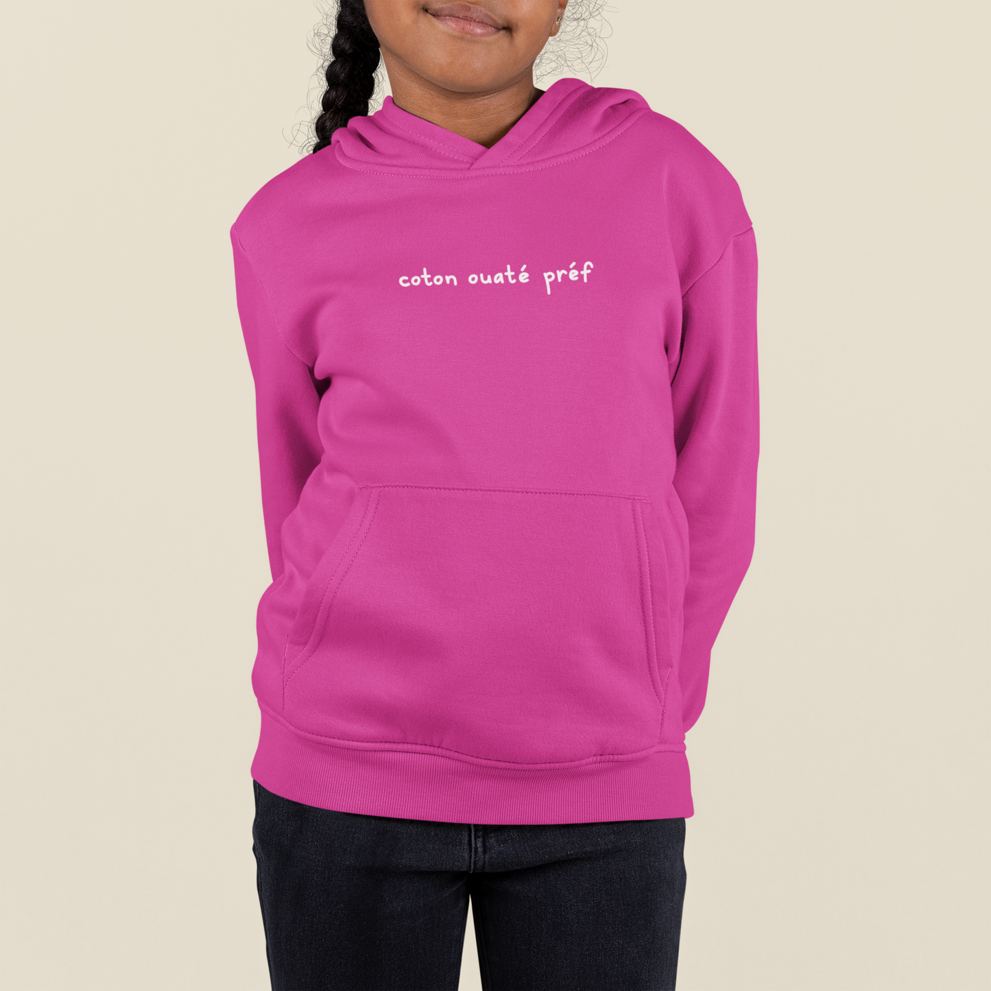 Enfant - Coton Ouaté Préf - Hoodie Brodé
