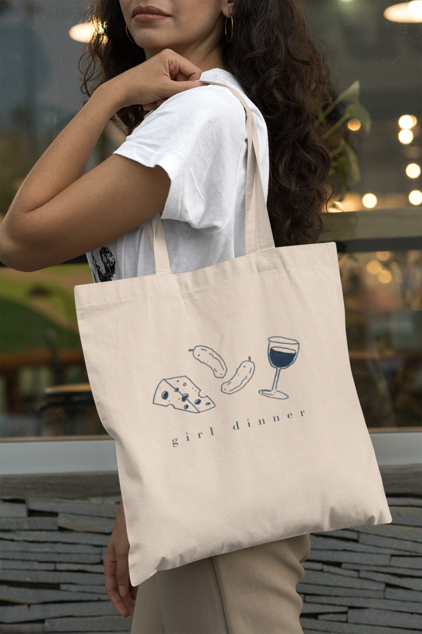 Girl Dinner - Tote bag