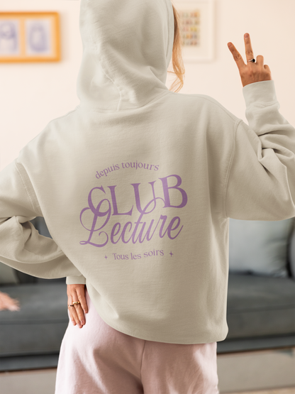 Club de Lecture - Hoodie brodé