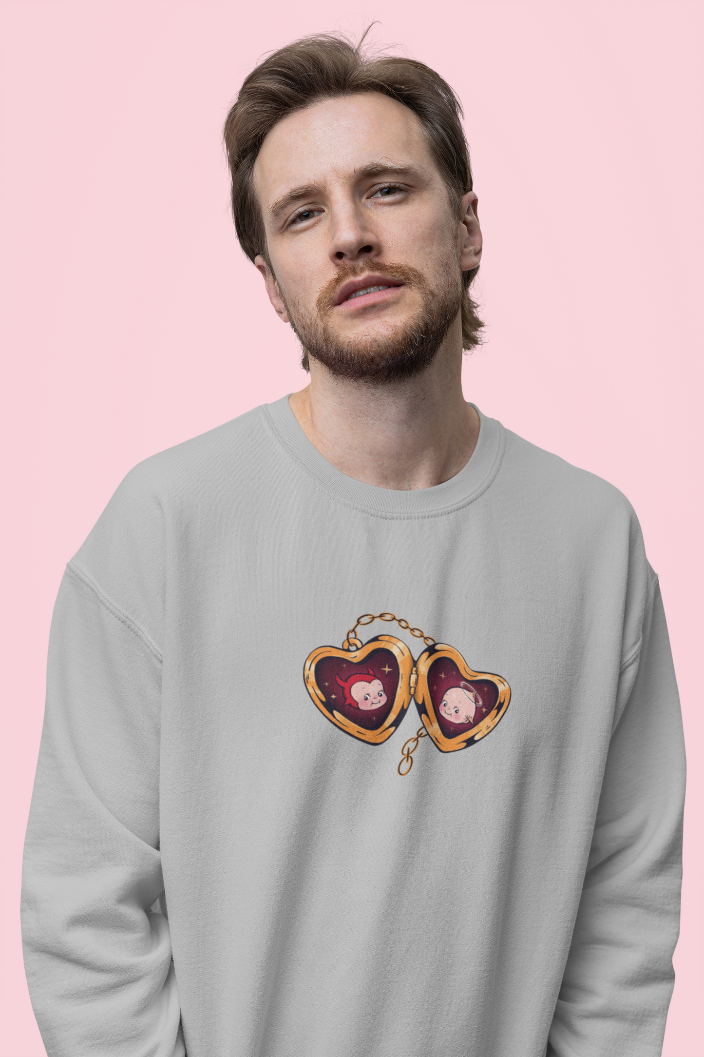 Kewpie Locket - Crewneck