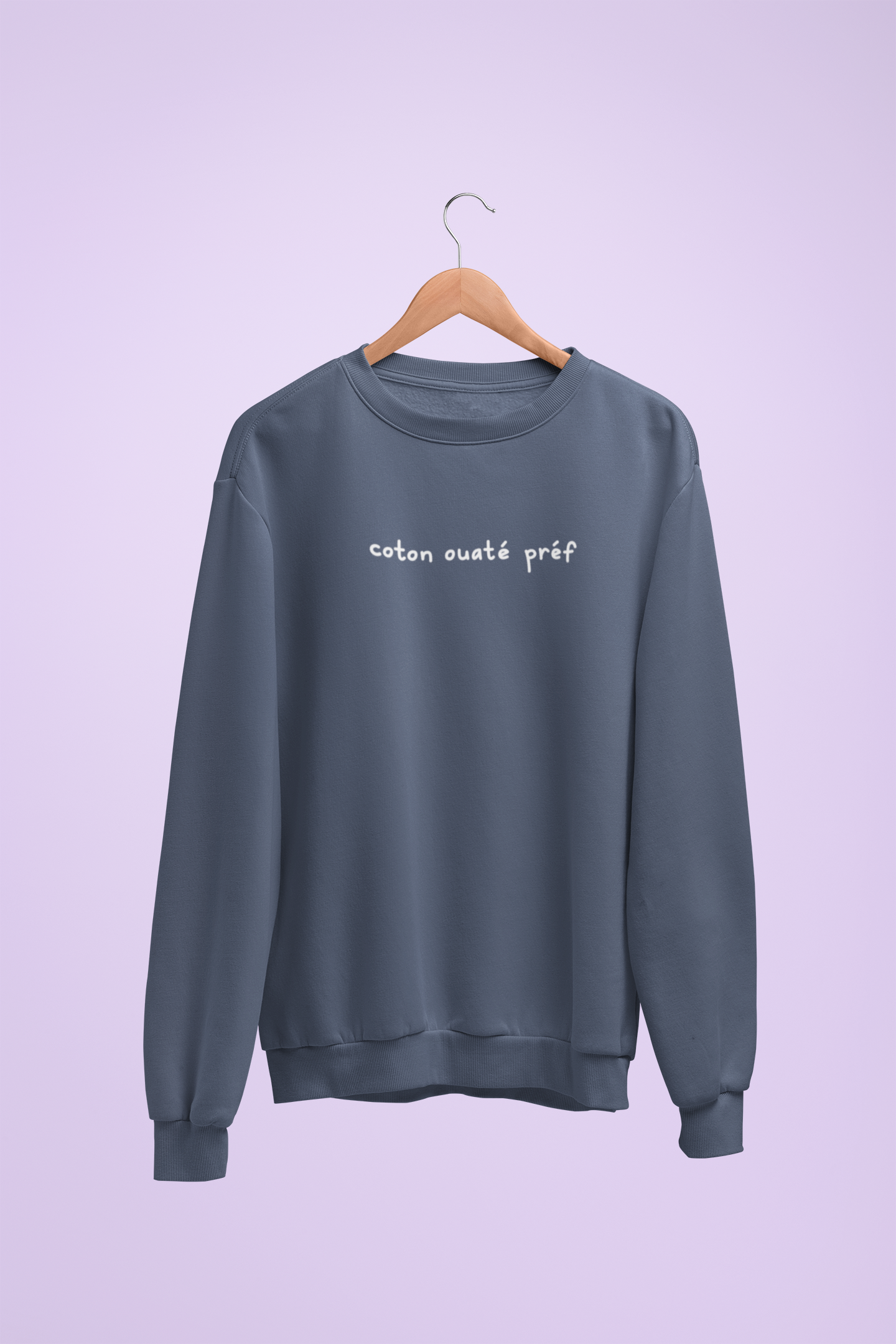 Coton Ouaté Préf - Crewneck Brodé