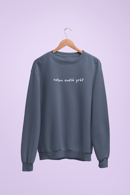 Coton Ouaté Préf - Crewneck Brodé