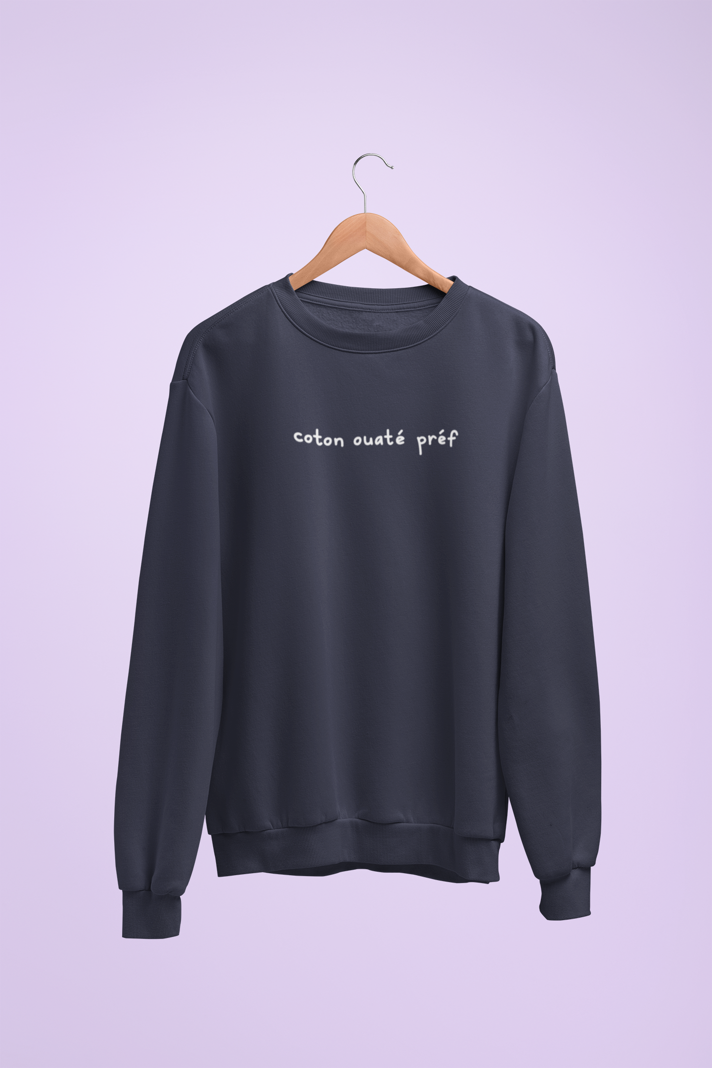 Coton Ouaté Préf - Crewneck Brodé