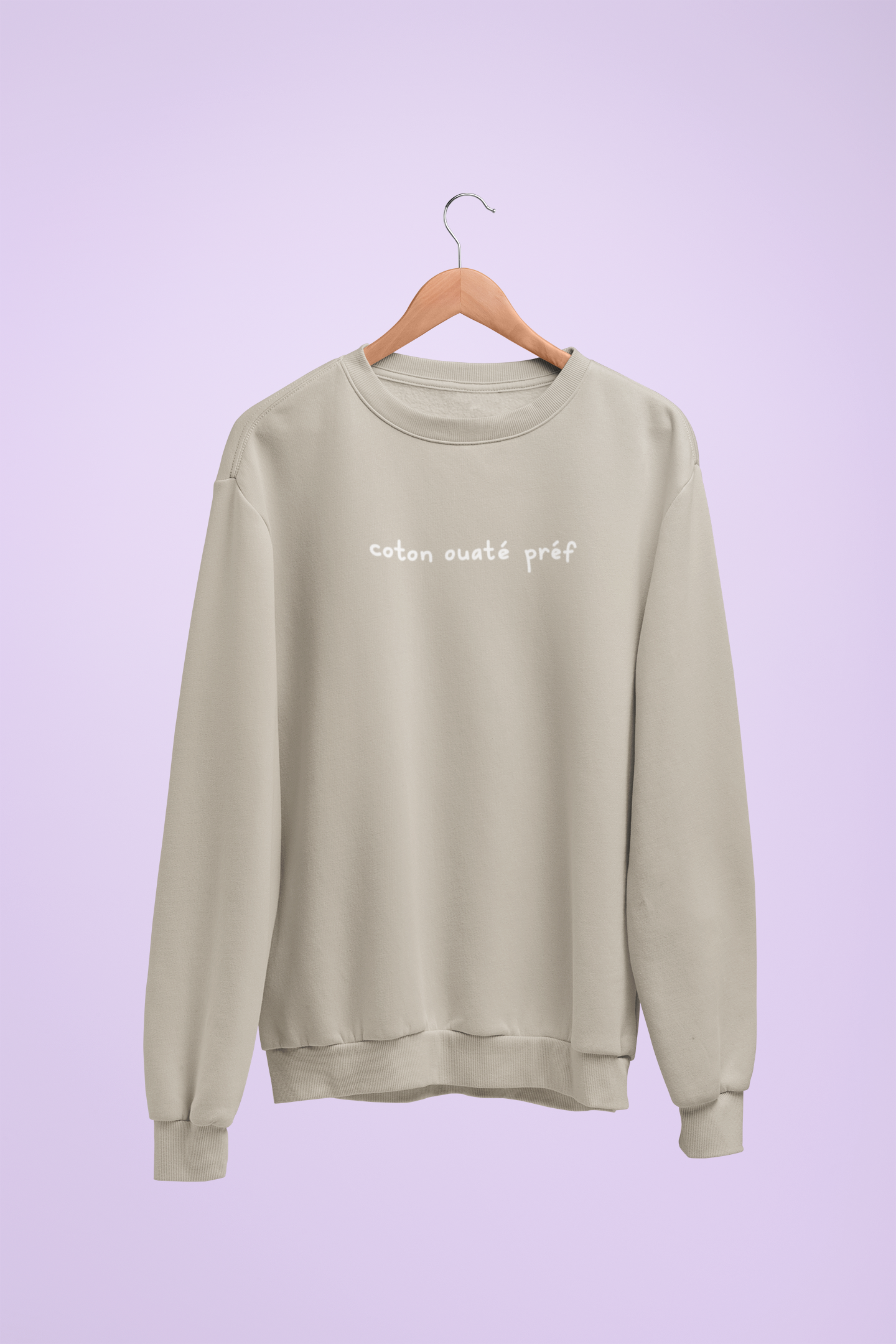 Coton Ouaté Préf - Crewneck Brodé